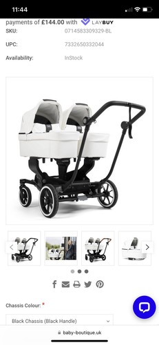 Emmaljunga nxt twin - twin, pram