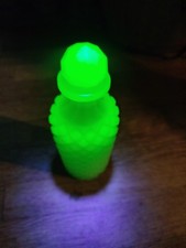 Art Deco Uranium Glass Perfume