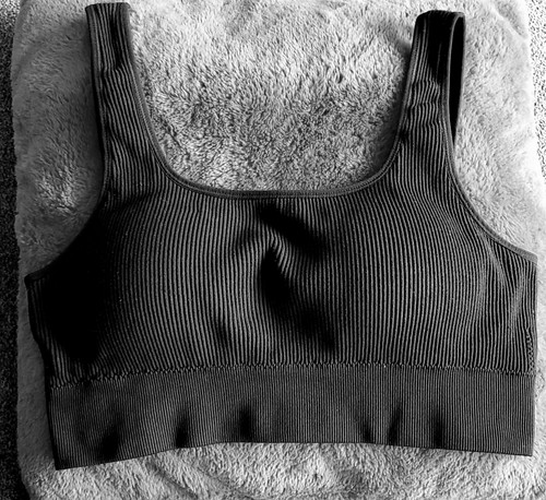 Black bralette george asda - black,