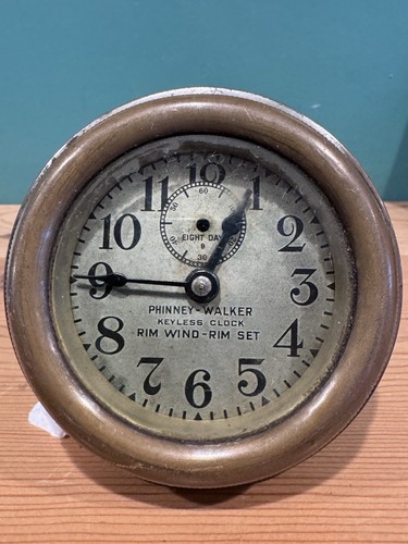 Antique 1912 rim wind - rim, keyless