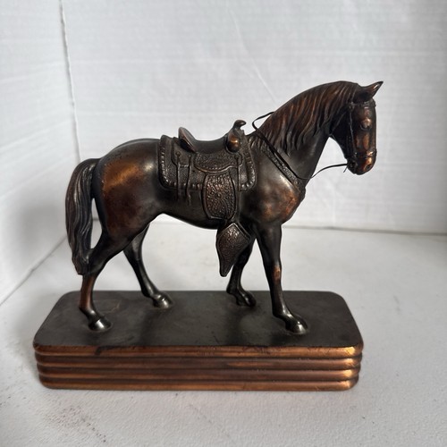 Vintage bronze tone horse - vintage,