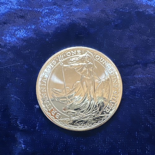 Ounce silver britannia - ounce, 2013