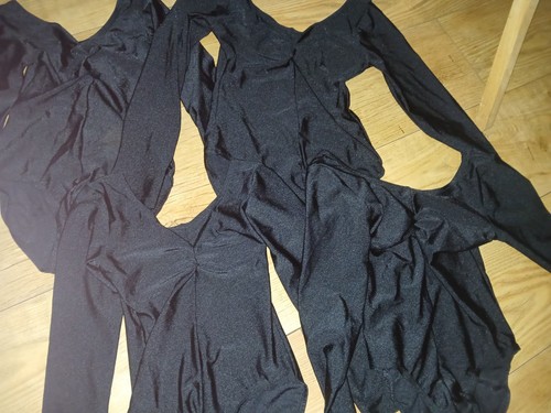 Long sleeved black lycra - 5x,