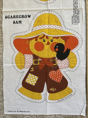 Scarecrow sam fabric - scarecrow, panel