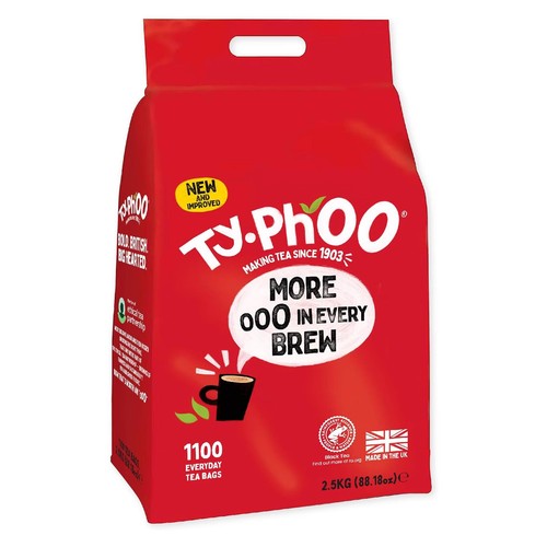 Typhoo black tea 1100 - tea, bags