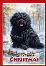 Hungarian Puli Dog Christmas