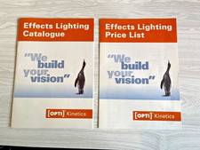 ⭐ Optikinetics Effects Lighting Catalogue & Price List from Sept 1999 Opti Solar
