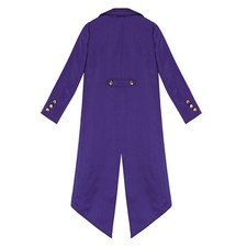 UK Kids Boys Girls Vintage Steampunk Tailcoat Jacket Gothic Victorian Frock Coat