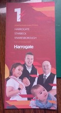 Transdev Harrogate Bus Timetable For Route 1 dated 27 Oct 2024.