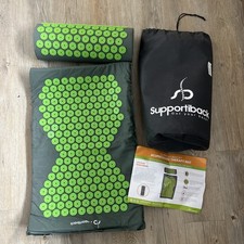 Supportiback Acupressure Mat Pillow Set for Pain Relief and Stress Relief