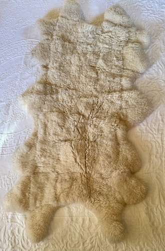 Vtg ikea huge sheepskin rug - huge,