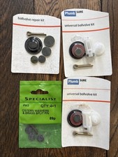 Plumbers  Washers  Assorted Ball Valve Washers Ballvalve And Pins Unused