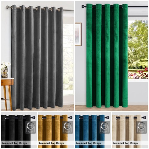 Thick crushed velvet door - crushed,