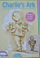 Cross Stitch Chart Only - Charlie's Ark Adorable Little Boy & His Animal Friends