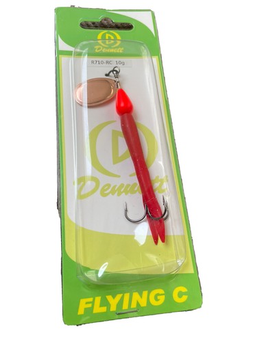Dennett flying spinner lure - flying,