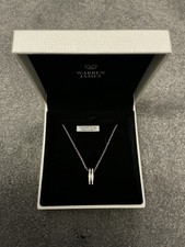 BNIB Warren James gold coloured necklace with crystals from Swarovski