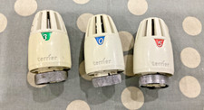 Job lot 3 x Used Pegler Terrier 2 TRV Thermostatic Radiator Valve Heads 850685