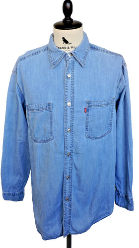 Levi mens denim - denim, shirt