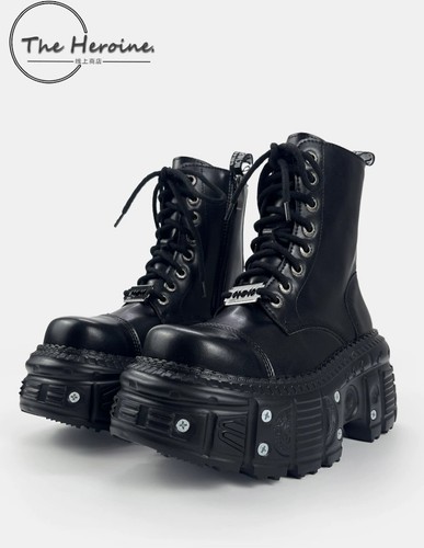 New rock boots real leather - rock,