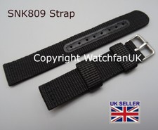 Nylon Military Black Strap -