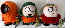 Set of 3 - Vintage 2000 Comedy Central South Park Soft Plush Toy á la cart