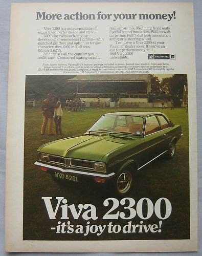 1972 vauxhall viva - vauxhall, 2300