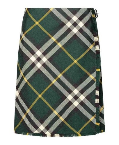 Burberry check wool kilt - burberry,