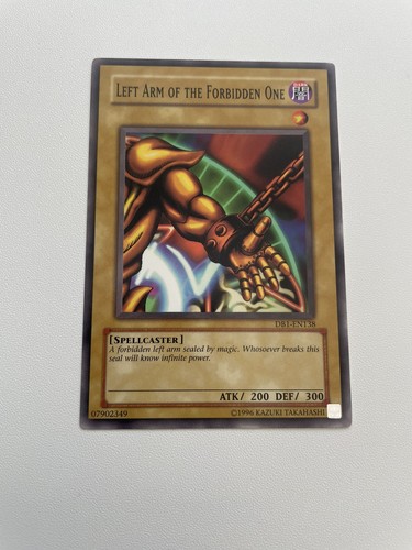 Left arm of the - yu-gi-oh!,