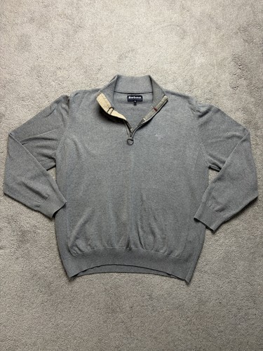 Barbour grey pullover sweater - grey,