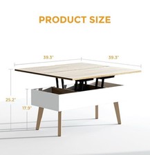 Coffee Table Converts to
