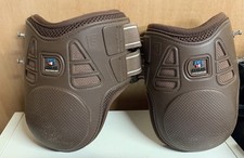 premier equine  airtechnology hock boots in brown size small pony jumping