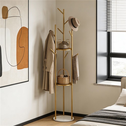 Metal coat rack - coat, tree