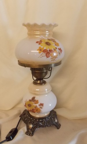 Vintage converted oil lamp - vintage,