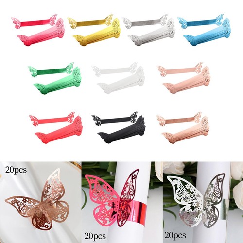 20x butterfly paper napkin - 20x,