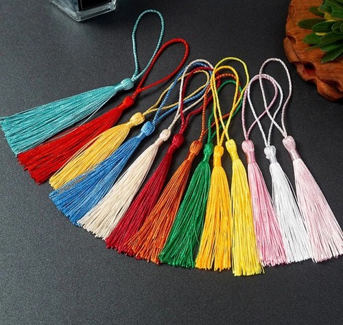 30pcs silky tassels crafts - silky,