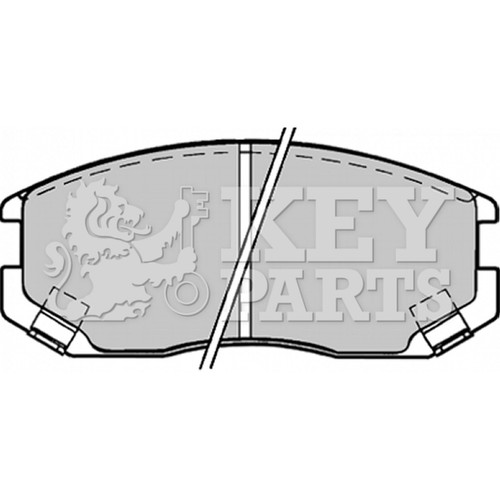 Brake pads set - for, daihatsu