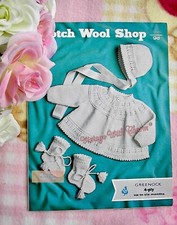 Vintage Knitting Pattern Baby