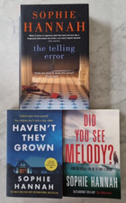 3 x Sophie Hannah Books Bundle