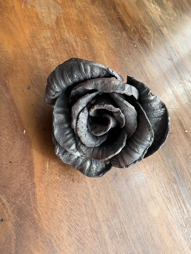 Hand forged wrought iron - wrought, rose
