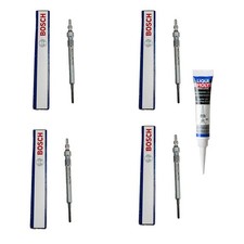 Glow Plugs Genuine Bosch + Mounting Grease for VW 2.0 TDI 0250403009 03L963316 CAA LI