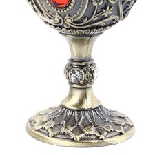 Bronze 2pcs Vintage Metal Wine