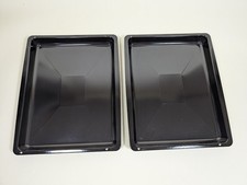 Set Of 2 Beko Oven Enamel Baking Drip Tray Grill Pan 462 x 372mm 219440101