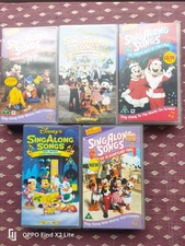 Disney Sing Along VHS X5