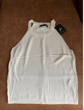 Primark halter neck top white