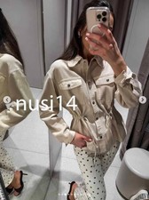 ZARA NEW WOMAN CROCHET LAPEL