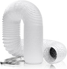 Aluminium PVC Ventilation Air Ducting 150mm - 6 inch Flexible Vent Hose Pipe fo
