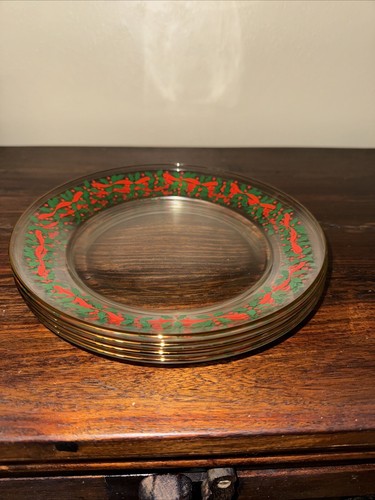 Vintage arcoroc holly berries - vintage,