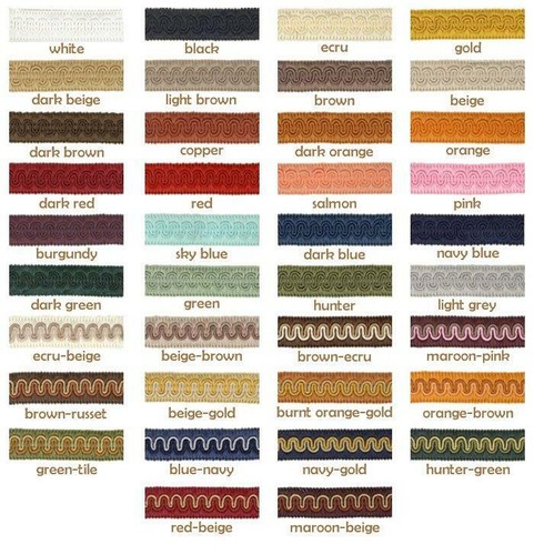 Braid 12mm trim gimp - braid,