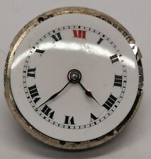 Vtg c1920 Rolex Rebberg 23.70mm Watch 15J Movement Ceramic Face Spares Or Repair