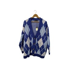 Primark Blue Argyle Cardigan